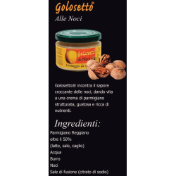 Golosetto - Crema de Parmigiano Reggiano con Nueces