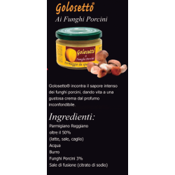 Golosetto - Crema di Parmigiano Reggiano ai Funghi Porcini